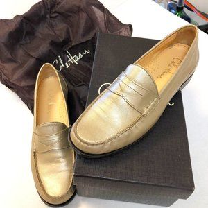 Cole Haan X Nike Air Gold Leather Loafers 9.5